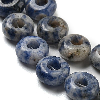 Natural Blue Spot Jasper Beads Strands G-P536-A11-01-1