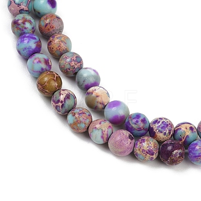 Dyed Natural Regalite/Imperial Jasper/Sea Sediment Jasper Beads Strands G-B124-C04-14-1