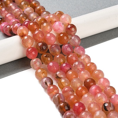 Natural Agate Beads Strands G-M437-C01-01I-1