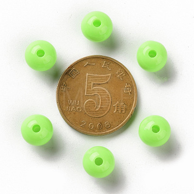 Opaque Acrylic Beads MACR-S370-C8mm-A30-1