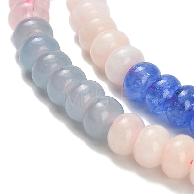 Gradient Color Natural White Jade Beads Strands G-NH0053-A02-01-1