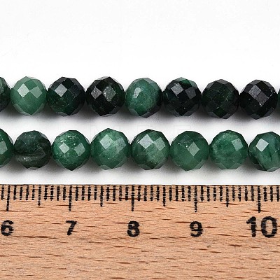 Natural Fuchsite Beads Strands G-T140-20A-1