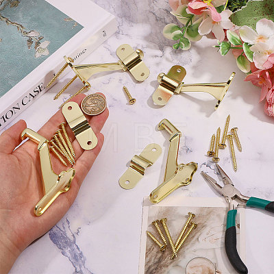 Zinc Alloy Staircase Handrail Bracket FIND-WH0149-99-1