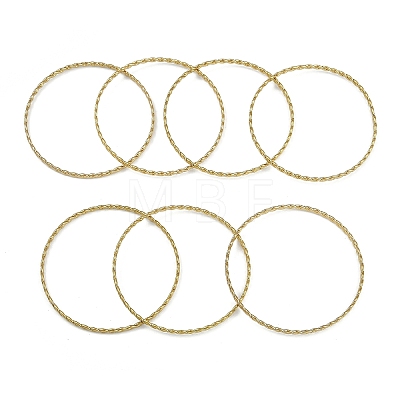 7Pcs Vacuum Plating 201 Stainless Steel Bangles Sets BJEW-F476-06G-02-1