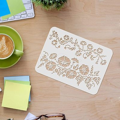 Large Plastic Reusable Drawing Painting Stencils Templates DIY-WH0202-215-1