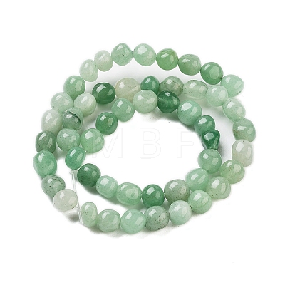 Natural Green Aventurine Beads Strands G-D081-A12-01-1