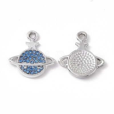 Alloy Rhinestone Pendants ALRI-K049-09A-1