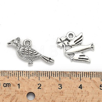 Tibetan Style Alloy Pendants TIBEP-MSMC021-05AS-1