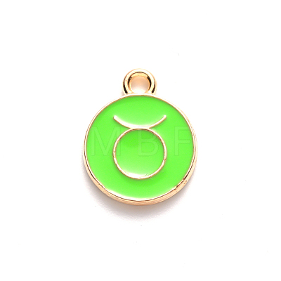 Alloy Enamel Pendants ENAM-S124-01A-06C-1