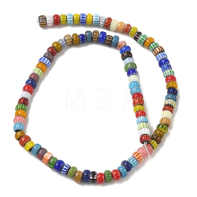Handemade Millefiori Lampwork Beads LAMP-D009-01B-1