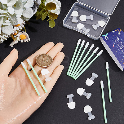 10Pcs Silicone Mobile Anti-Dust Plugs DIY-SC0033-83B-1
