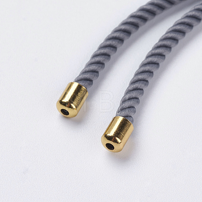 Nylon Twisted Cord Bracelet Making X-MAK-F018-07G-RS-1