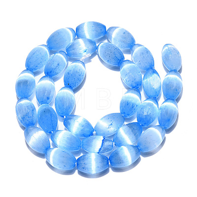 Dyed Natural Selenite Beads Strands G-T138-233C-1