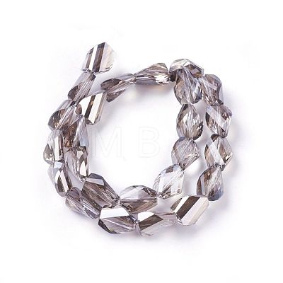 Electroplate Glass Beads Strands EGLA-E057-04A-10-1