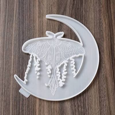 DIY Moon with Butterfly Wall Decoration Silicone Molds DIY-I099-52-1