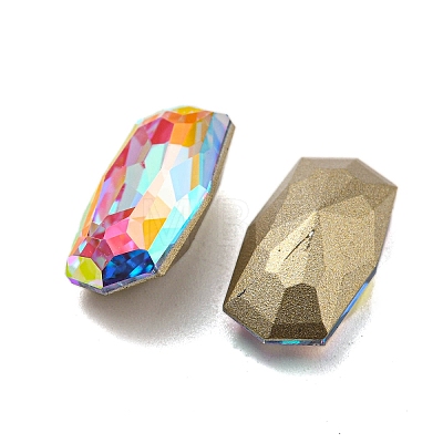Glass Rhinestone Cabochons RGLA-M017-M02-202ST-1
