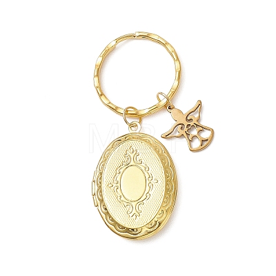 Brass Locket Keychains KEYC-JKC01465-1