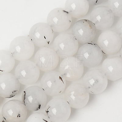 Natural Quartz Beads Strands G-T129-11-6mm-1