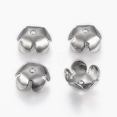 Tarnish Resistant 304 Stainless Steel Bead Cap STAS-E145-06P-1