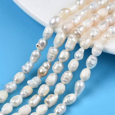 Natural Cultured Freshwater Pearl Beads Strands PEAR-N012-05C-1