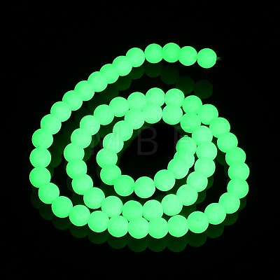 Synthetic Luminous Stone Beads Strands G-L582-01A-1