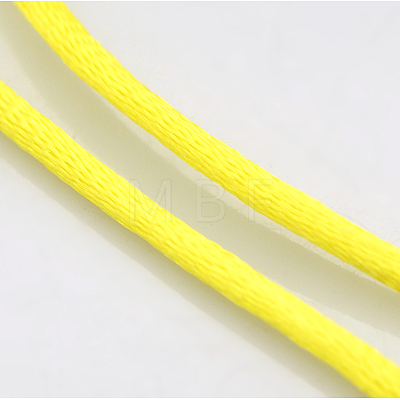 Macrame Rattail Chinese Knot Making Cords Round Nylon Braided String Threads X-NWIR-O001-A-14-1