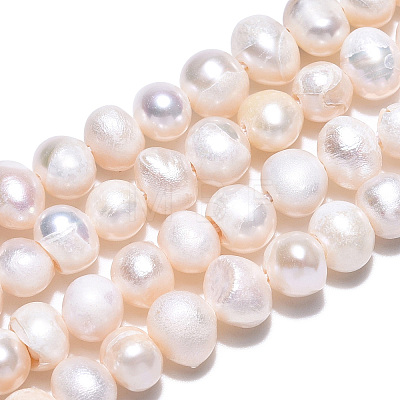 Natural Cultured Freshwater Pearl Beads Strands PEAR-N013-04E-1