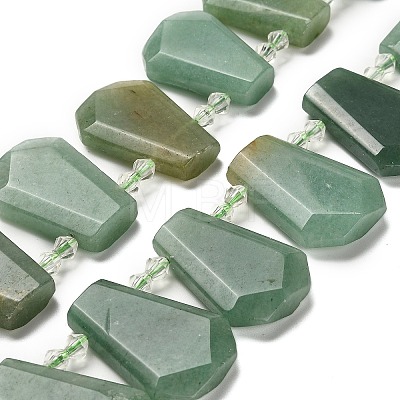 Natural Green Aventurine Beads Strands G-H078-A04-01-1