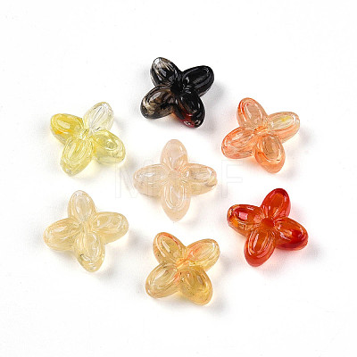 Transparent Acrylic Beads TACR-T028-35H-1