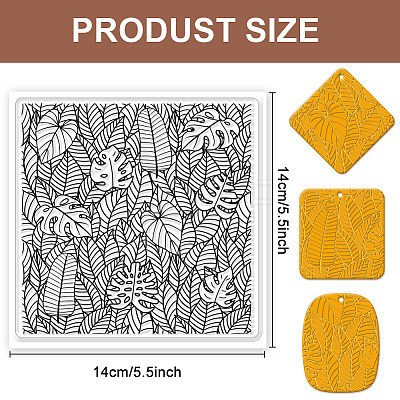 Silicone Clay Texture Mat AJEW-WH0447-010-1