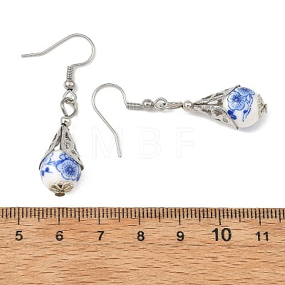 304 Stainless Steel Dangle Earrings PR-EJEW-JE07485-1