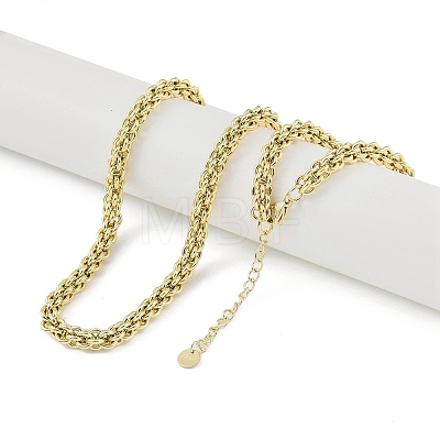 304 Stainless Steel Rope Chain Necklaces for Women NJEW-C055-06G-1