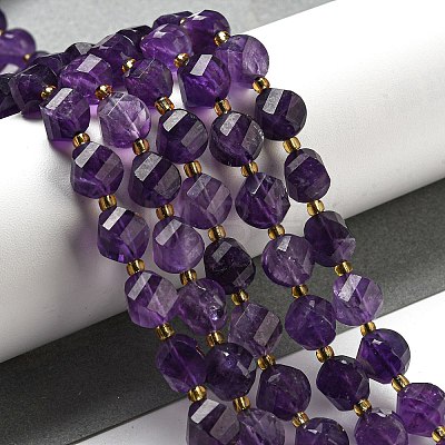 Natural Amethyst Beads Strands G-M443-B02-01-1