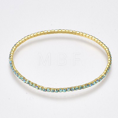 Brass Claw Chain Stretch Bracelets BJEW-T010-03G-04-1
