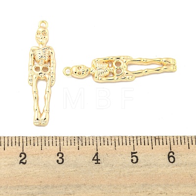 Halloween Themed Brass Pendants KK-L211-012G-03-1