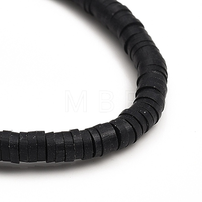 Handmade Polymer Clay Heishi Beads Stretch Bracelets BJEW-JB05307-1