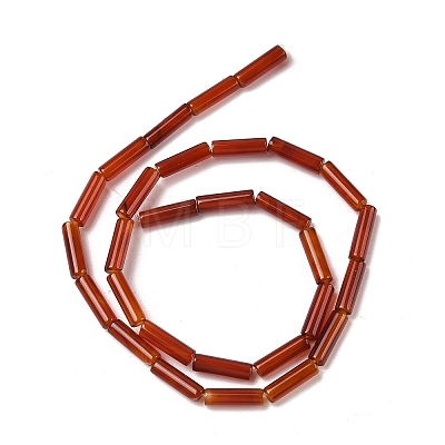 Natural Red Agate(Dyed & Heated) Beads Strands G-H087-H02-01B-1