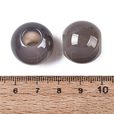 Natural Grey Agate Beads G-Q608-05C-1