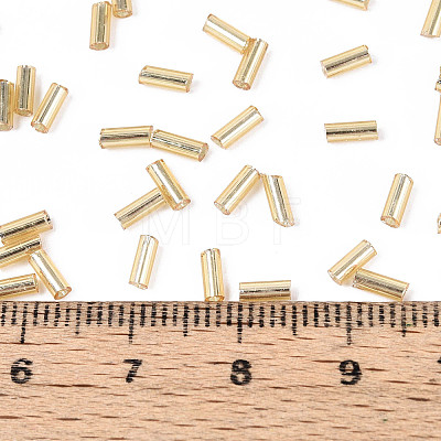 Tube Glass Bugle Beads X-SEED-R011-22-1