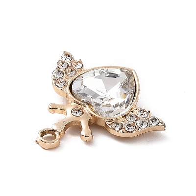 Alloy Rhinestone Pendants ALRI-C008-53P-1