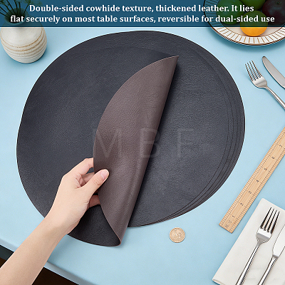 PU Leather Placemat AJEW-WH0696-729A-1