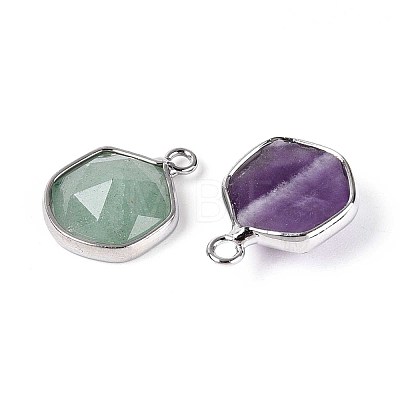 Natural & Synthetic Mixed Stone Pendants G-T144-72M-1