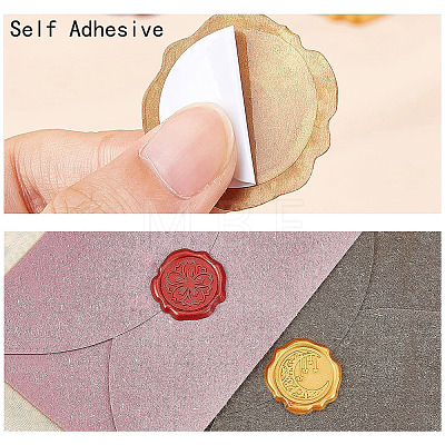 25Pcs Adhesive Wax Seal Stickers DIY-CP0009-11B-11-1