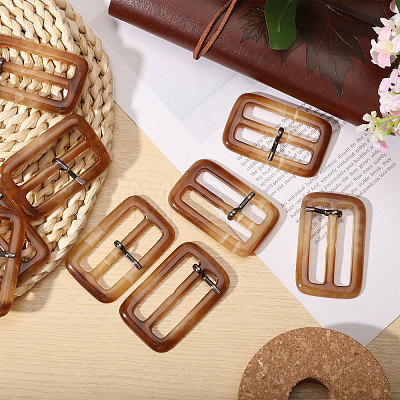 30Pcs Resin Rectangle Buckles FIND-CA0011-64-1
