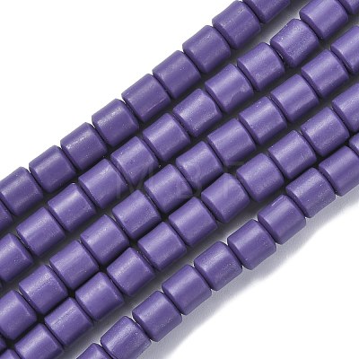 Polymer Clay Bead Strands CLAY-T001-C50-1