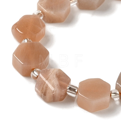 Natural Sunstone Beads Strands G-P534-A09-01-1