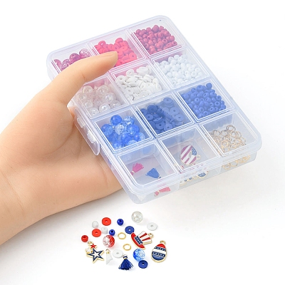 DIY Independence Day Jewelry Making Finding Kit DIY-YW0006-85-1