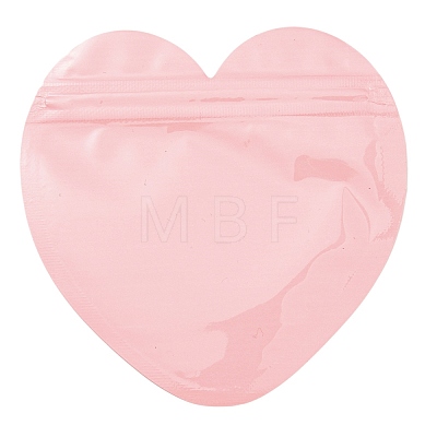 Heart Shaped Plastic Packaging Yinyang Zip Lock Bags OPP-D003-02B-1