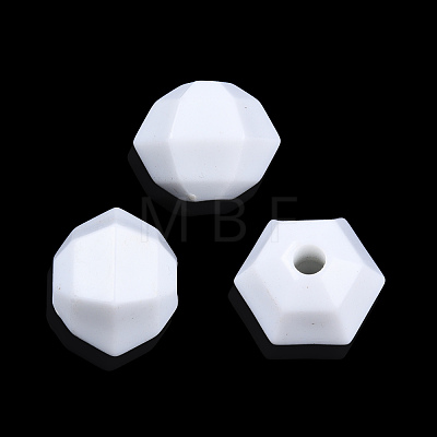 Opaque Acrylic Beads SACR-N017-03-1