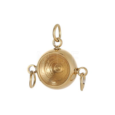 202 Stainless Steel Pendant Rhinestone Settings STAS-OY006-54G-1